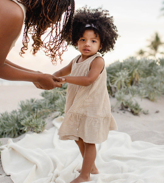 Crinkle Muslin Girl Dress
