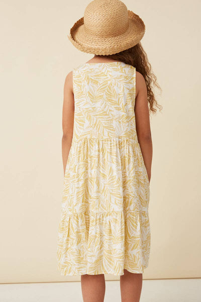 Girls Botanical Tank Dress