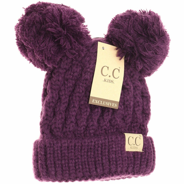 Kids C.C  | Double Pom Beanies