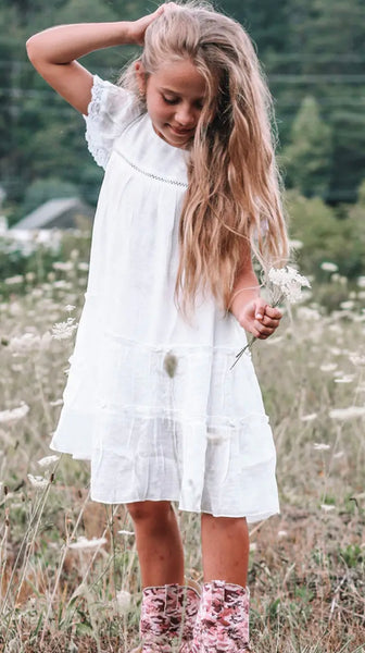 Belissima Bella Dress | White