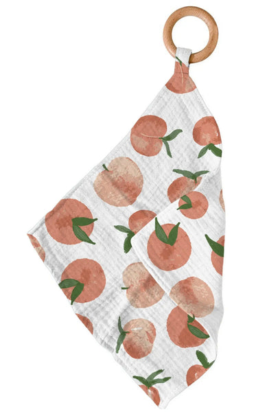 Bamboo Teether | Carnelian Peaches