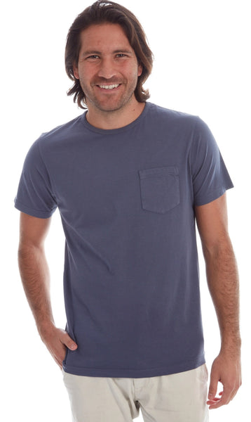 Gavin Navy | Pocket Tee