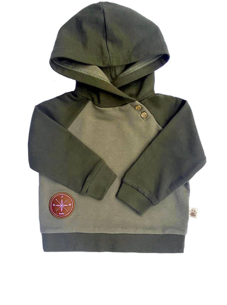 PNW Hooded Pullover- Olive