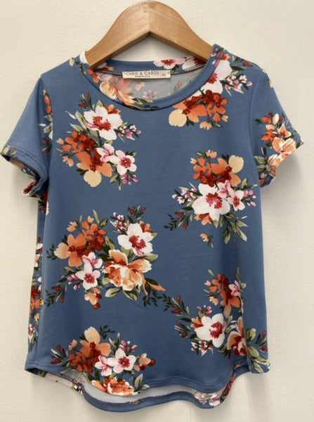 Floral Blues | Tee