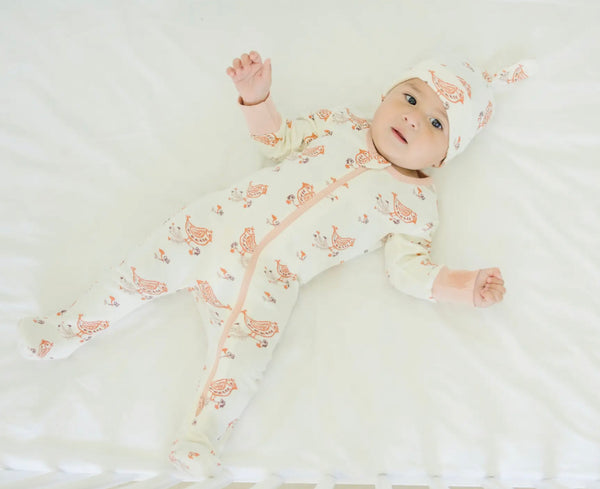 Celadon Quail Baby | Footie