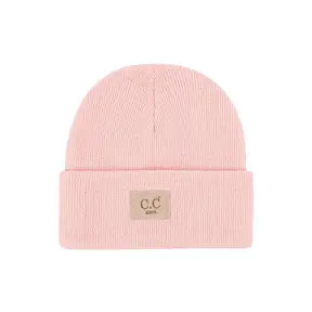Kids - C.C. Suede Knit Beanie