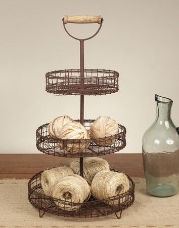 Three Tier Stand with Handle