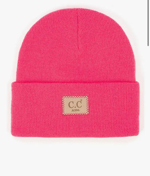 Kids - C.C. Suede Knit Beanie