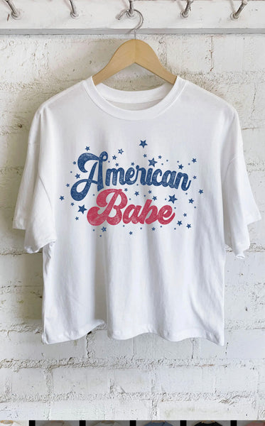 America Babe | Crop Tee