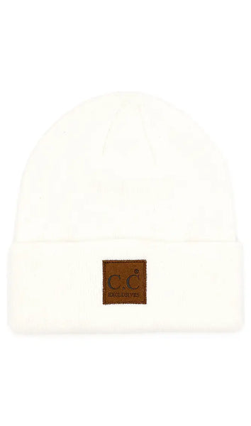 Kids - C.C. Suede Knit Beanie