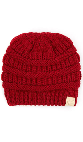 Kids - C.C. Knit Fuzzy Lined Beanie