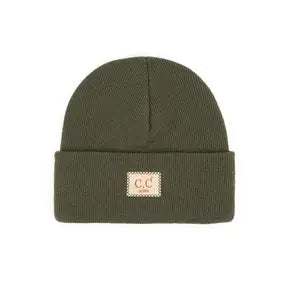 Kids - C.C. Suede Knit Beanie