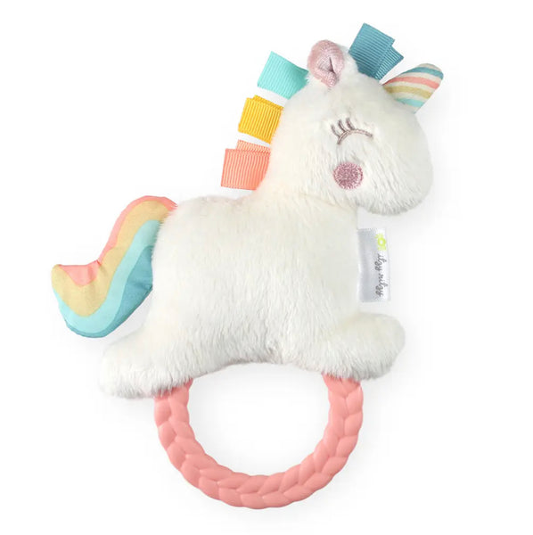Plush Rattle Pal with Teether