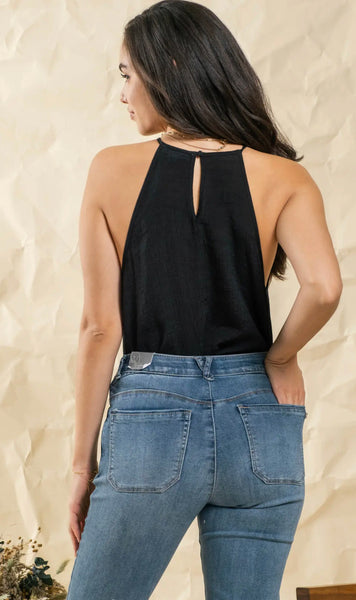 LaLa Lace | Halter Woven Top